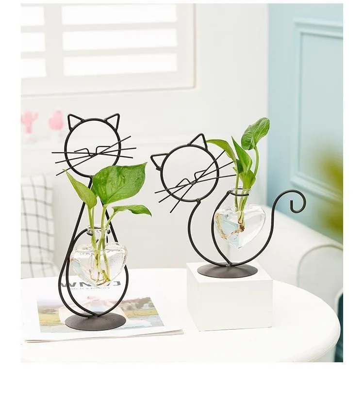 2 Pack Cat Iron Flower Ware-12