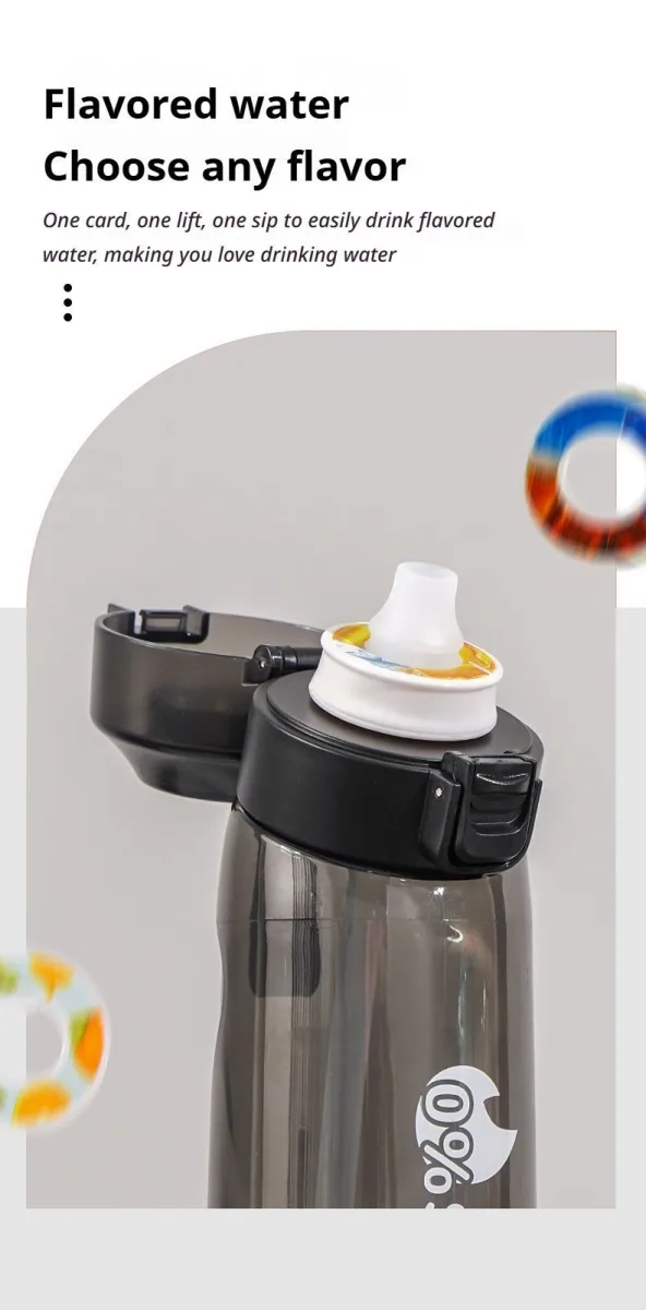0 Sugar 0 Calorie Scented Water Bottle Blue