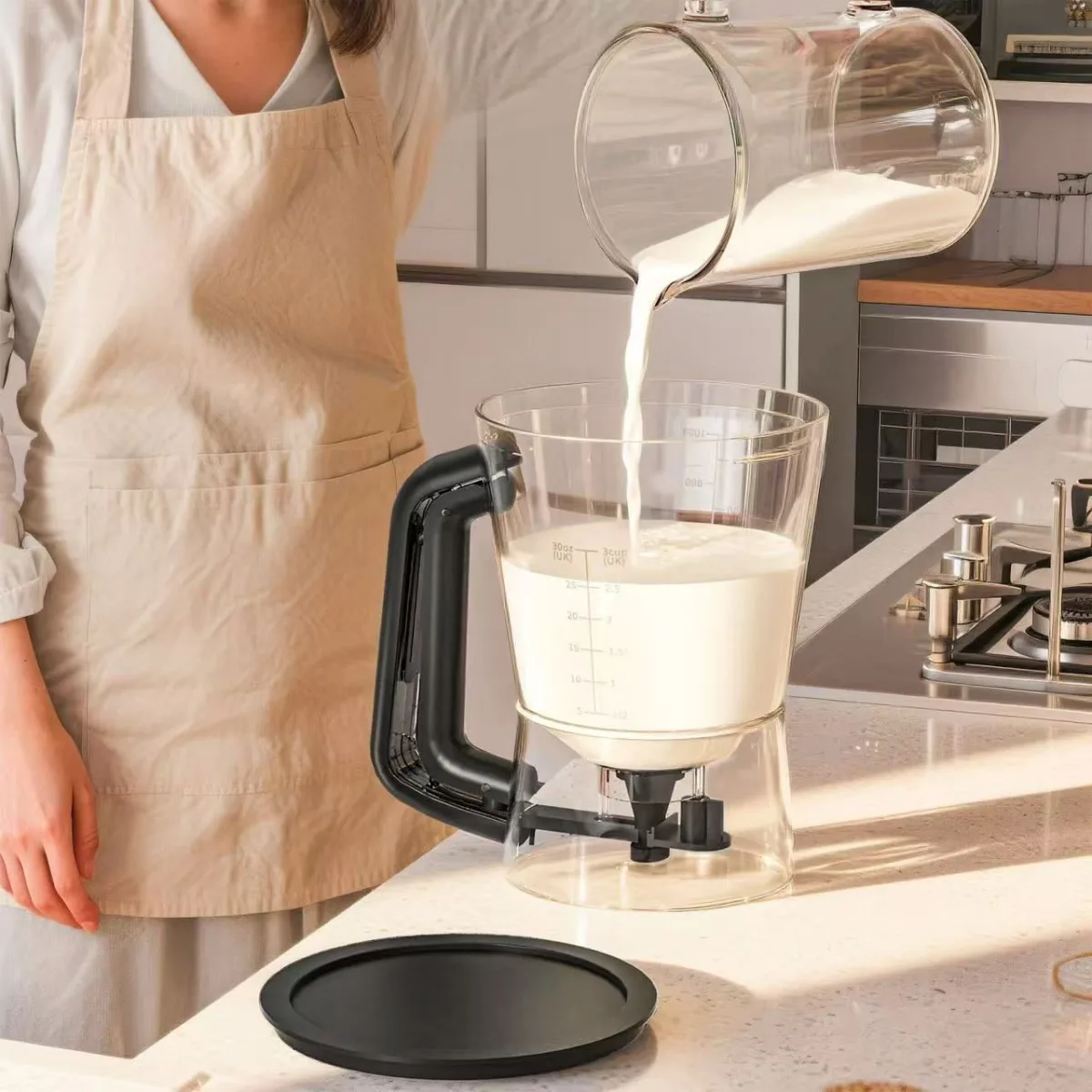 Black Cake Batter Dispenser