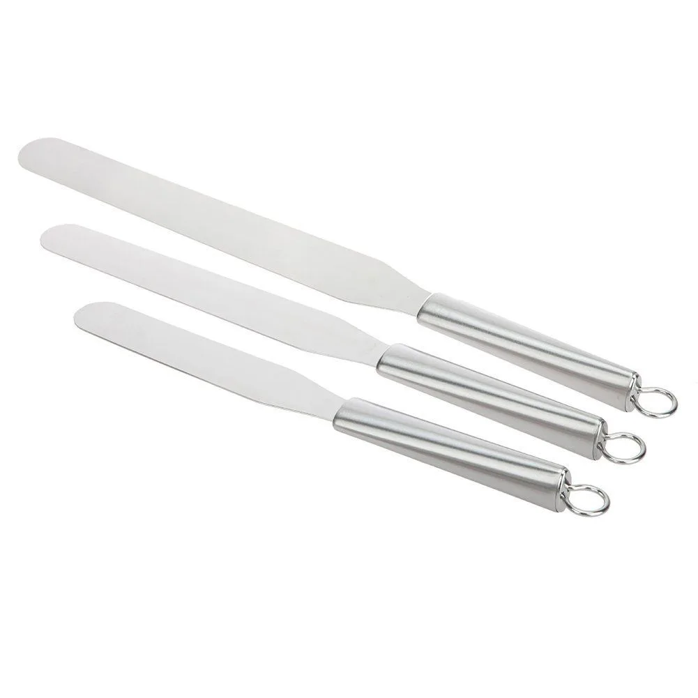 37.6cm Palette Knife Spatula Cake Decorations, Silver