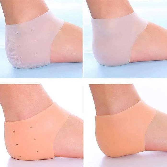 2-pack Transparent Silicone Heel Protectors, Shoe Inserts