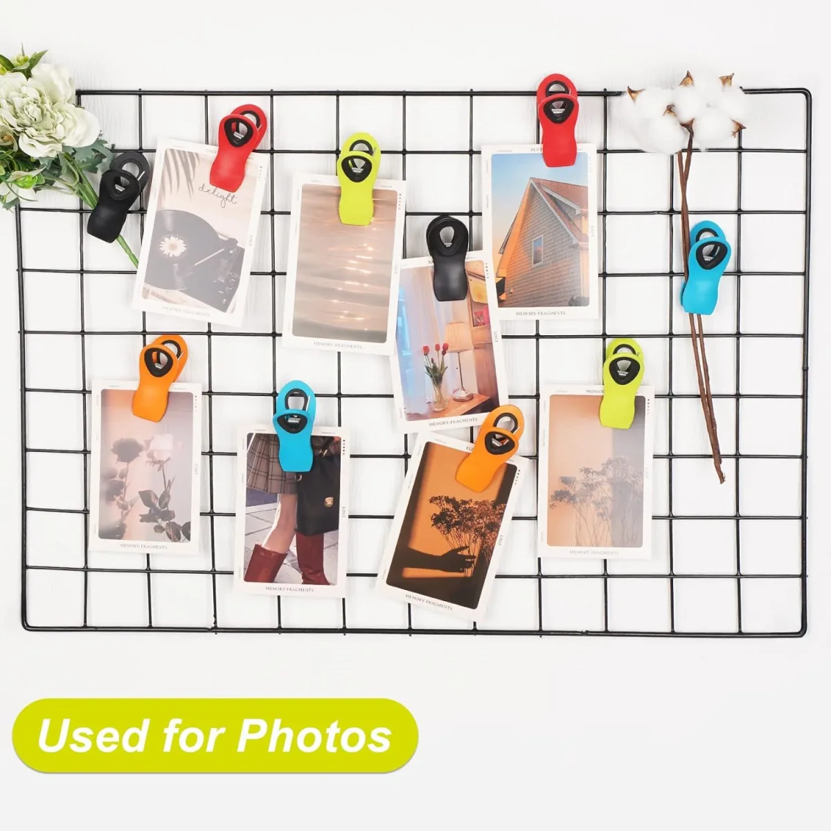 12 Piece Magnetic Food Clips for Refrigerator and Kitchen