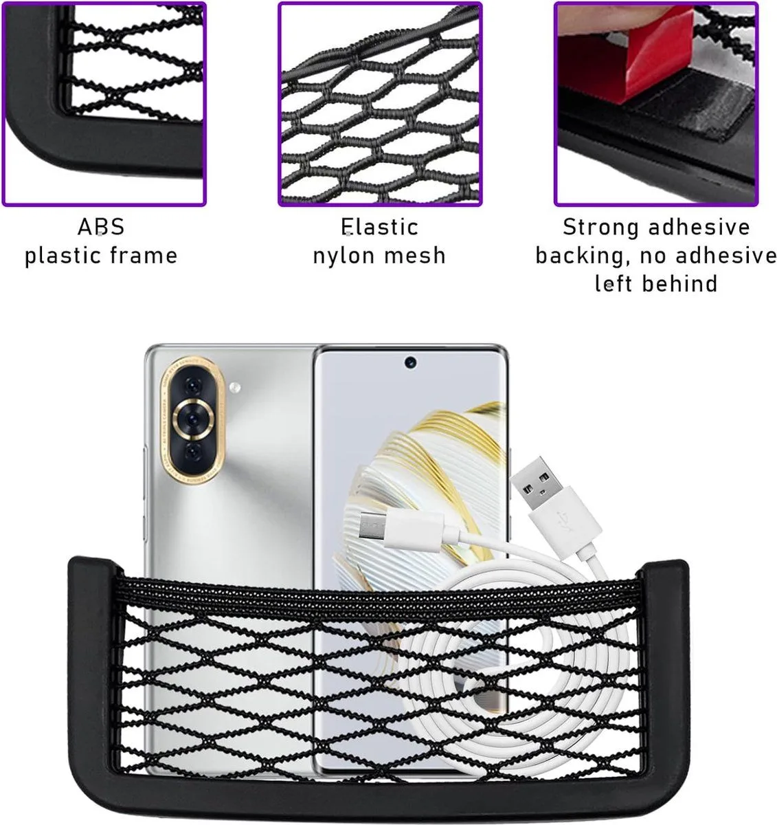 2 Pack Car Storage Nets