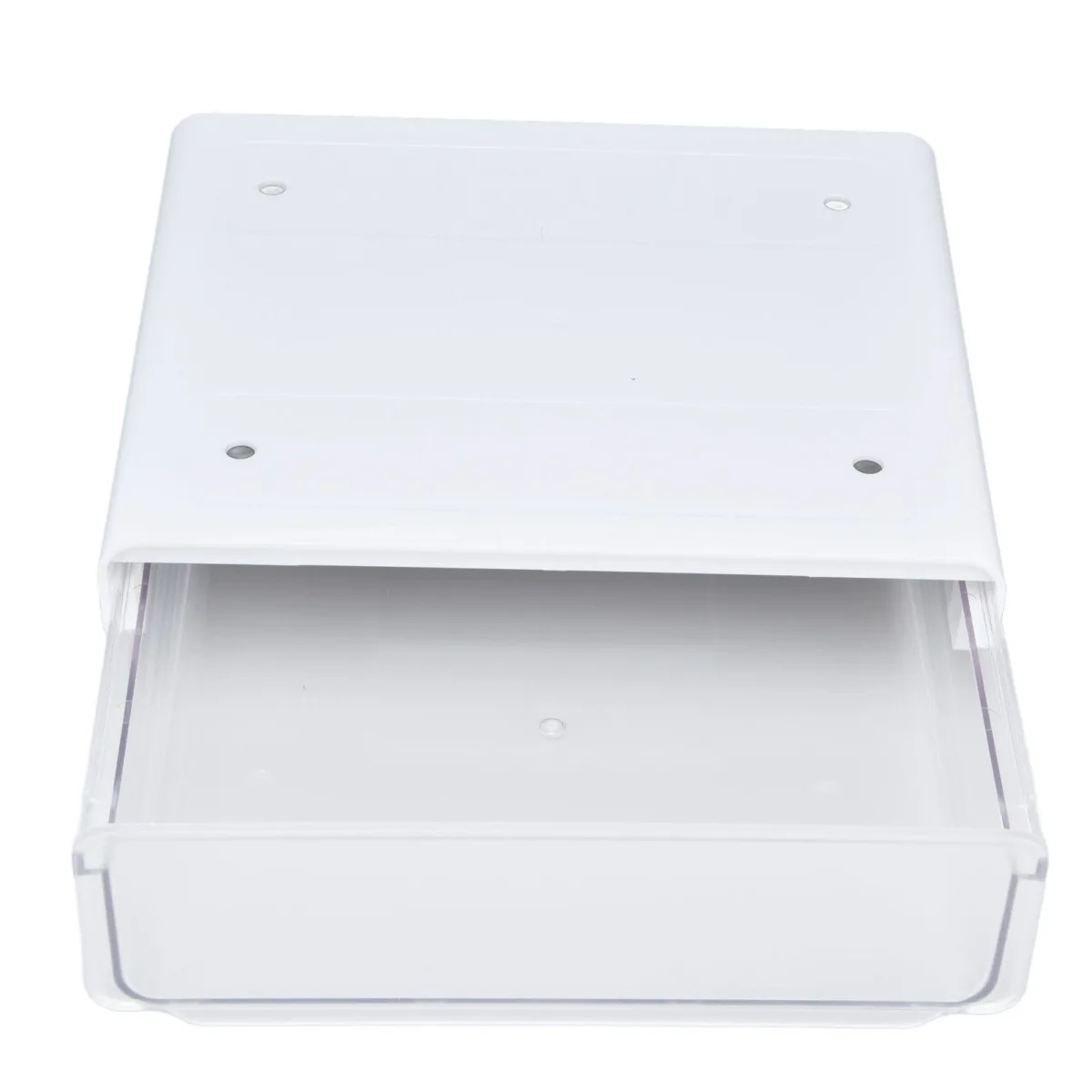 Acrylic Drawer Storage Concealed Acrylic Drawer Storage Holder with 3 Pastes for Home OfficeL