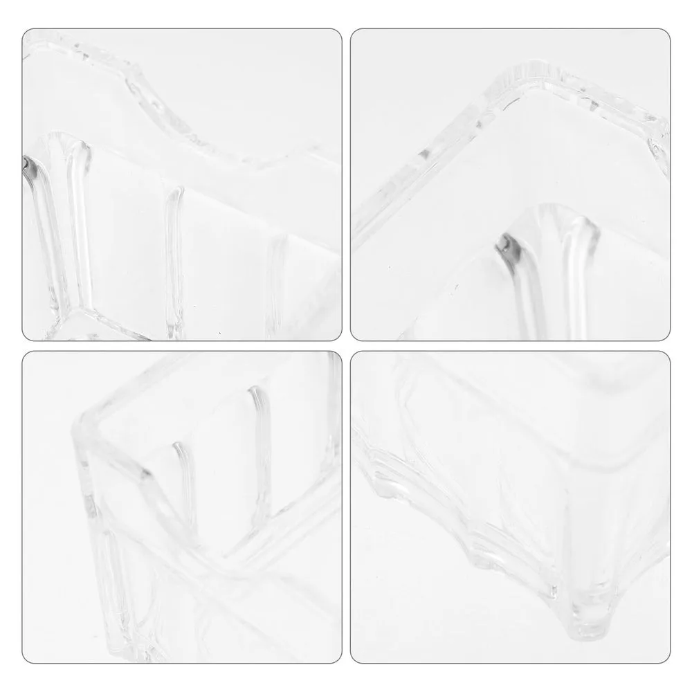 2-Pack Clear Acrylic Sugar Packet Holders, Storage Organizer for Office, Kitchen, and Home Use