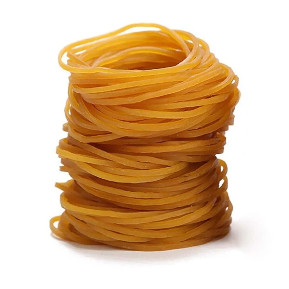 Yellow Rubber Bands for Hair, No-Damage Elastic Hair Ties for Babies, Toddlers, Kids & Adults | Non-Slip, Multi-Use Hair Accessories