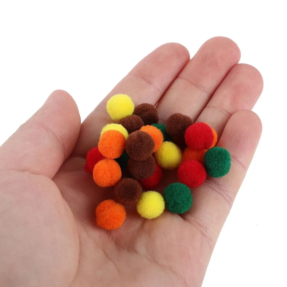 2000Pcs Small  for Crafts Assorted Colors Durable Soft Yarn Balls