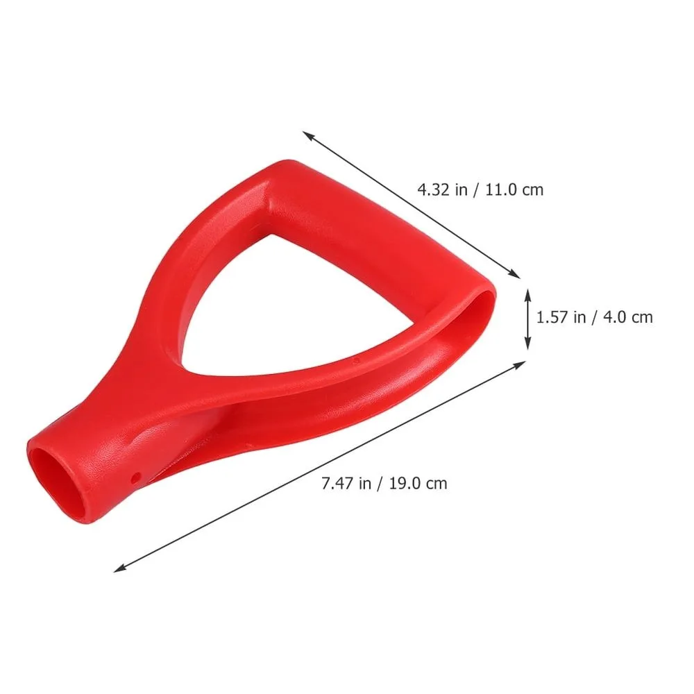 4Pcs Replacement Plastic Shovel Handles with D Shaped Grip for Digging and Raking Tools