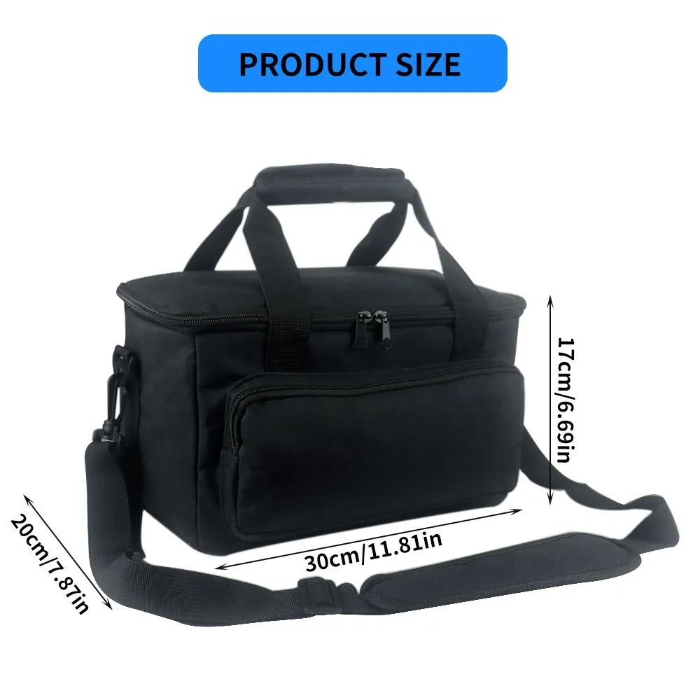 Travel Carrying Case Compatible with Portable Power Station Storage Case with Waterproof Bottom and Front Pockets for Solar