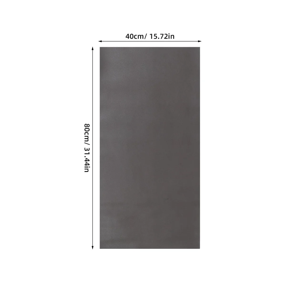Dark Grey Daily Vanity Desk Pad with Heat Insulation, Mat for Makeup Area and Home Use