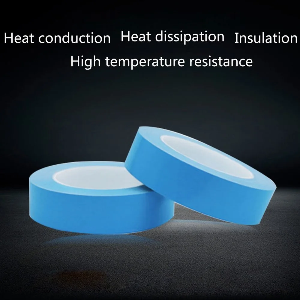 Double Sided Thermal Conductive Adhesive Tape Non Conductive Heatsink Sticky Tape for Chip PCB LED Heatsink Durable