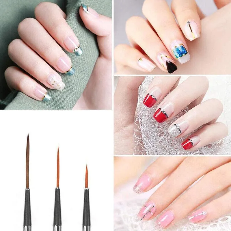 30Pcs Diy Nail Art Painting Drawing Design Brushes Dotting Pen Tool Pen Kit