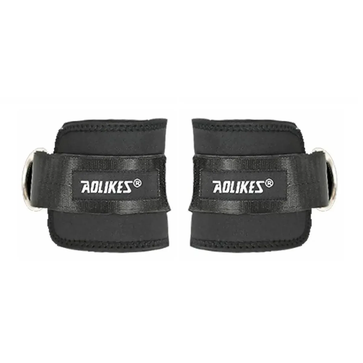 Aolikes Weight Lifting Ankle D-Ring Strap Cable Kickbacks Attachment Gym Leg - Left+Right