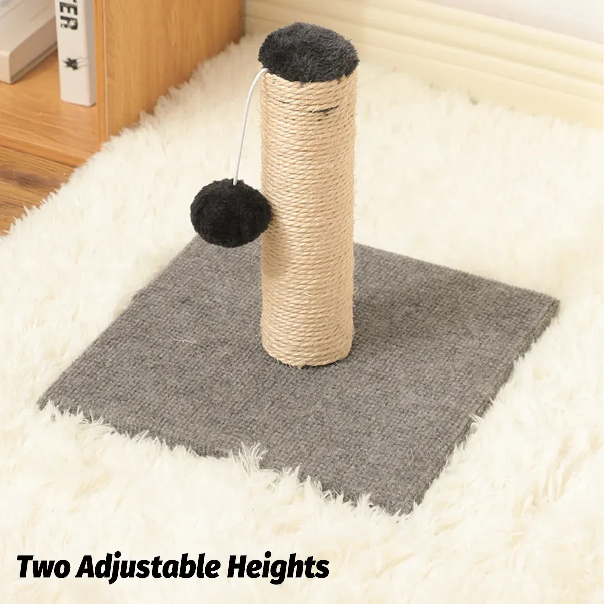 Sisal Cat Claw Board Vertical Scratching Post Simple Cat Scratch Pad Furniture