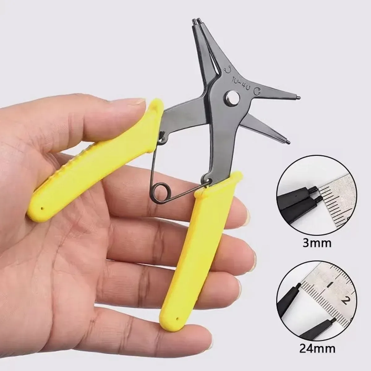 2in1 Circlip Ring Pliers Multi Functional Internal External Retaining Ring Plier