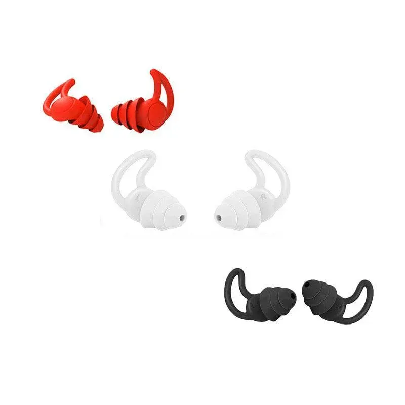 Comfortable Rhino Horn Style Silicone Ear Plugs for Sleeping