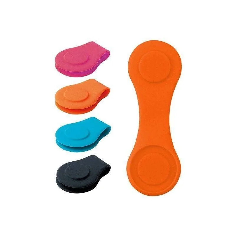 1Pc Silicone Golf Hat Clip Ball Marker Holder with Secure Attachment Design
