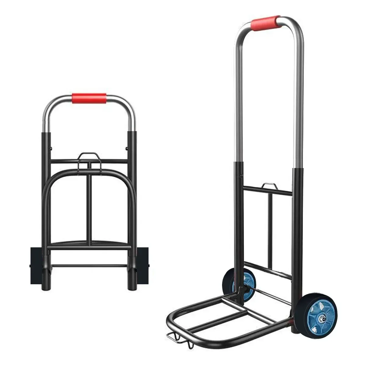 Folding Hand Trolley Heavy Duty Solid Wheel or Stair Climber Tri Wheel for Moving