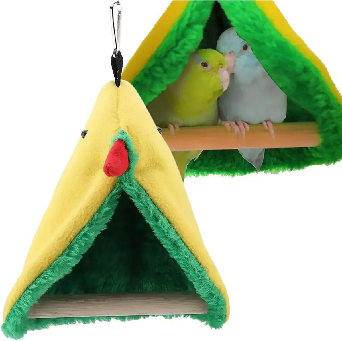 Parrot Hammock Bird Nest Warm Comfortable Bird Cage Accessory Pet Bed Cozy - Cube