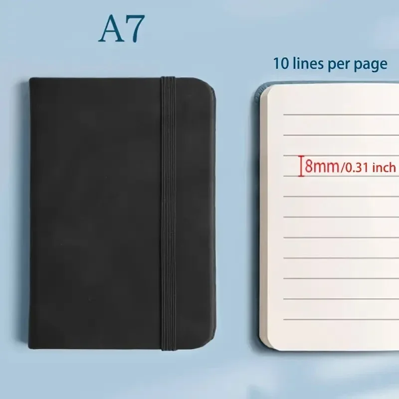 10pcs Mini Pocket Notebook A7 Small Portable Notepad for Office School Use