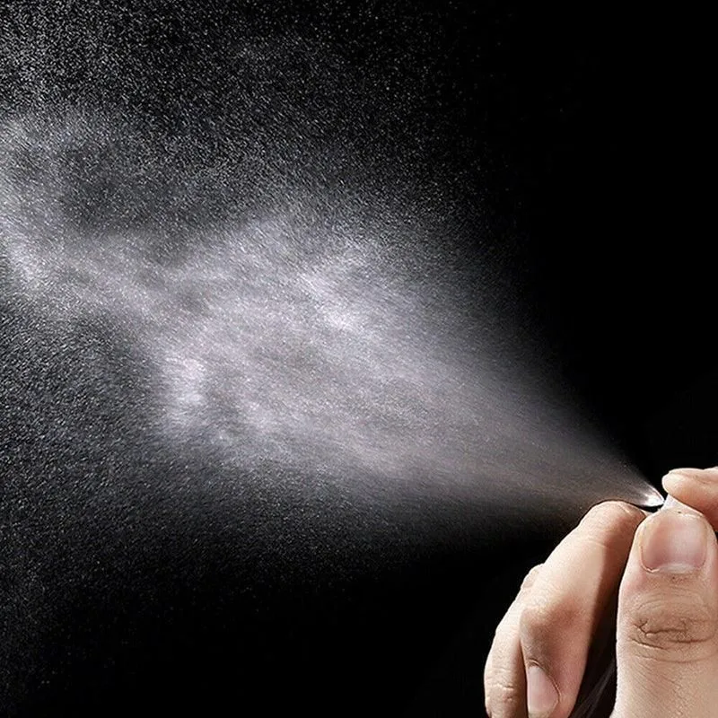 10Pcs Glass Perfume Bottles - 3/5/10ml with Atomizer Pump Spray