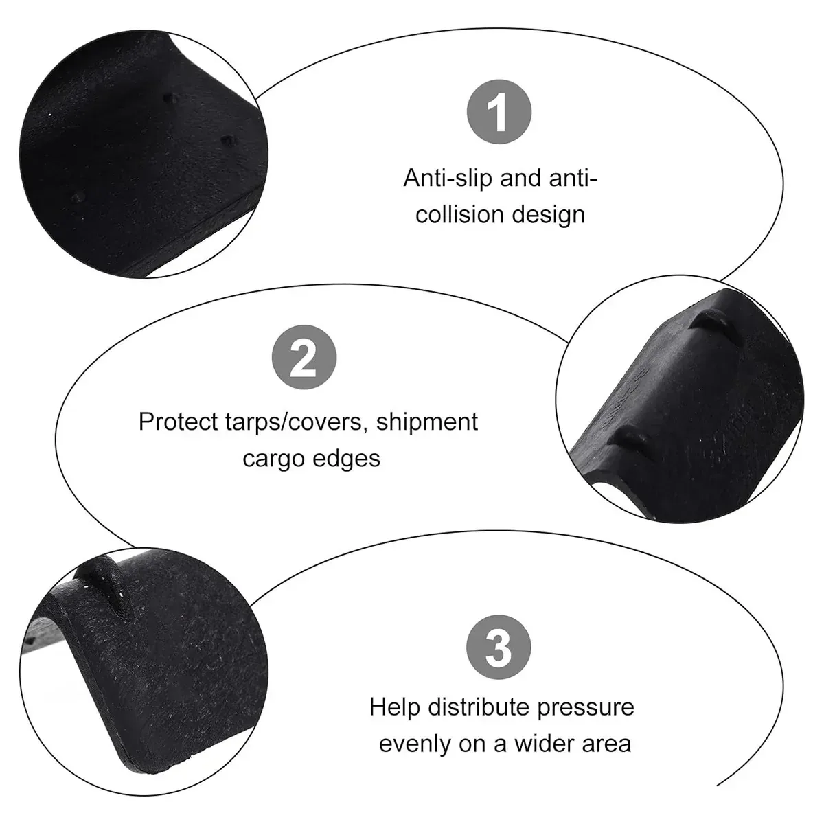 50PCS Thickened L-Shaped Packing Buckle Corner Protectors for Edge Guard Use