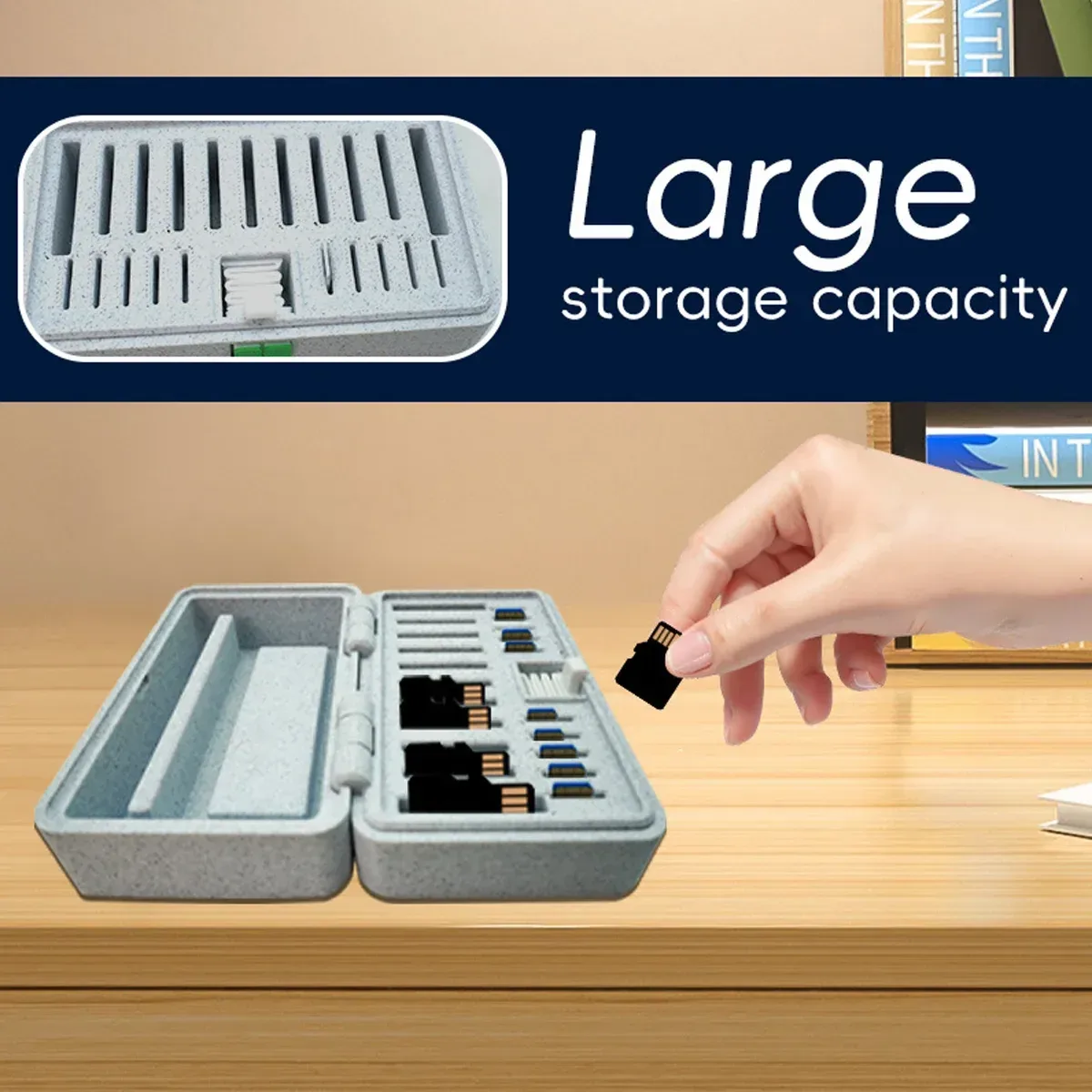 Multi Function SIM Card Memory Card Storage Box Waterproof Shockproof Portable