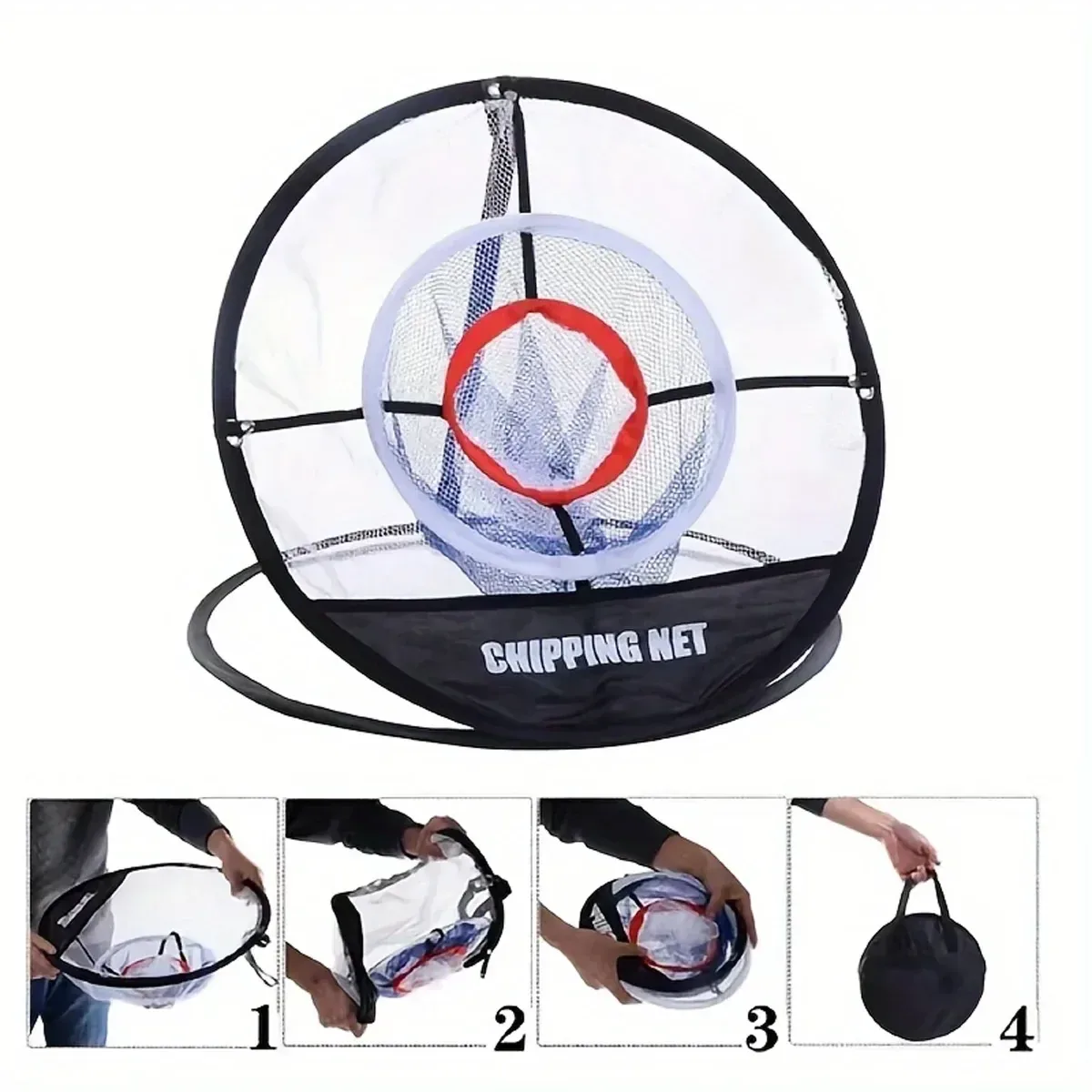 Golf Chipping Net Practice Training Net Portable Target Pop Up Net for Outdoor