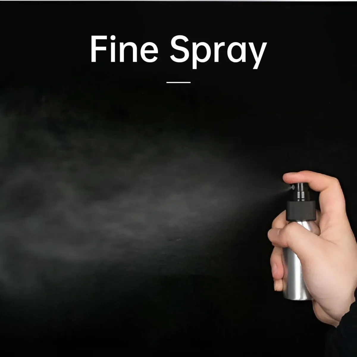 10pcs Travel Size Refillable Aluminum Spray Bottles Toner Cleaning Solution Mist