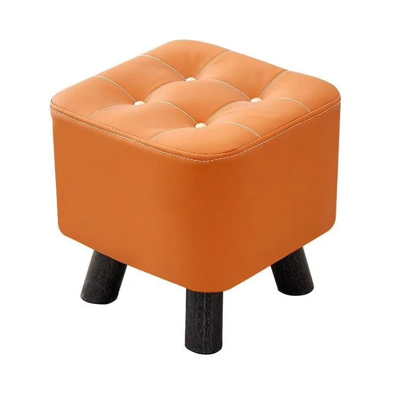Small Stool Household Sofa Stool Shoes Changing Low Seat for Bedroom and Living