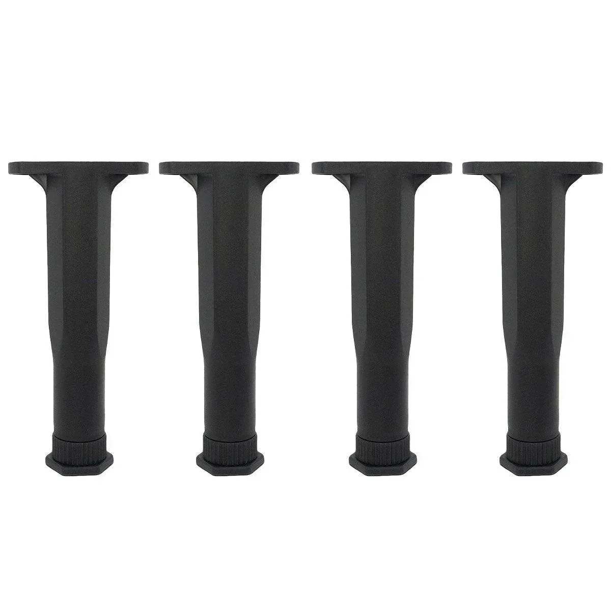 4pcs Adjustable Bed Frame Feet Ribbed Furniture Support Legs Sturdy Foundation