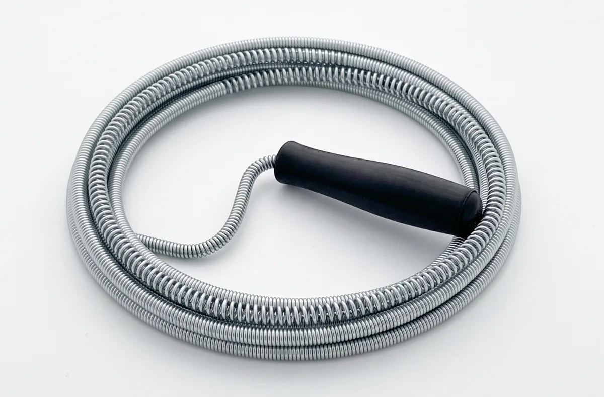3 Metre Flexible Snake Drain Cleaner and Pipe Unblocker with Handle