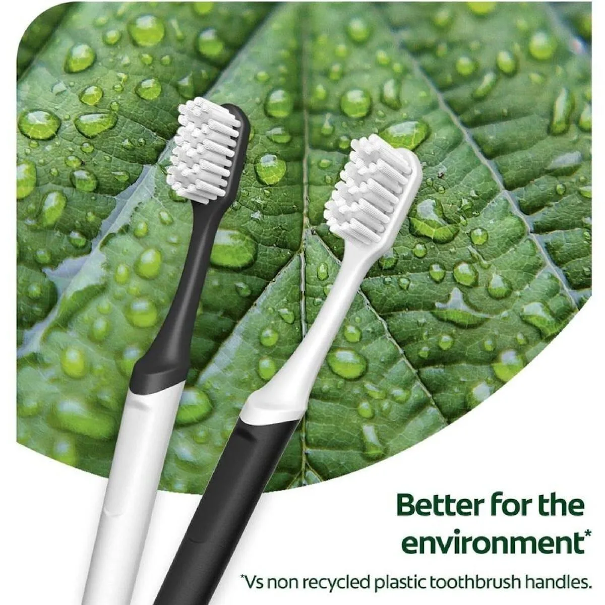 6x Colgate Toothbrush 100% Recycled Food Grade Plastic Handle Soft Bristles