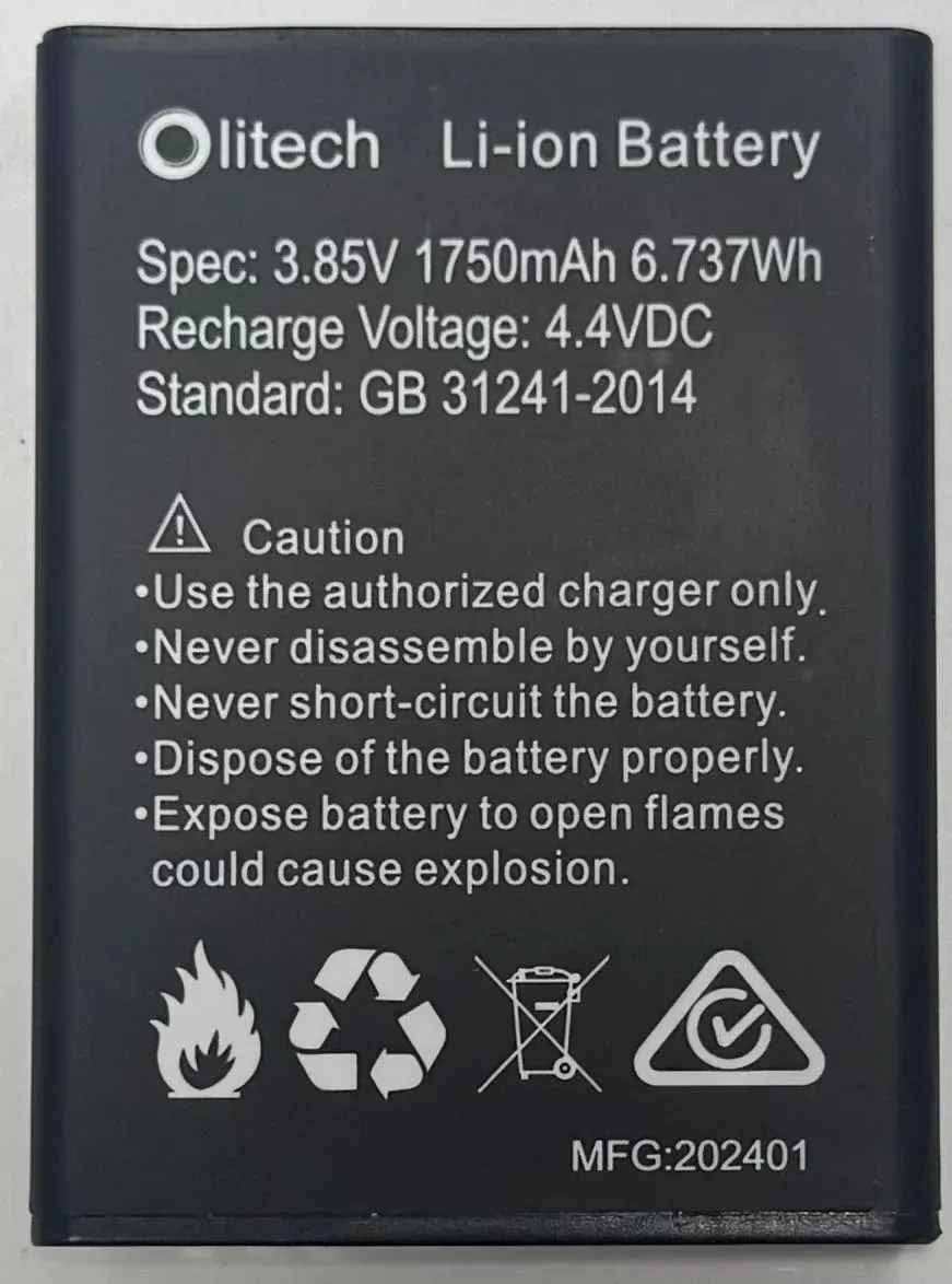 Olitech EasyFlip Smart Replacement Battery (Model Number: OLT2021-S-BT)