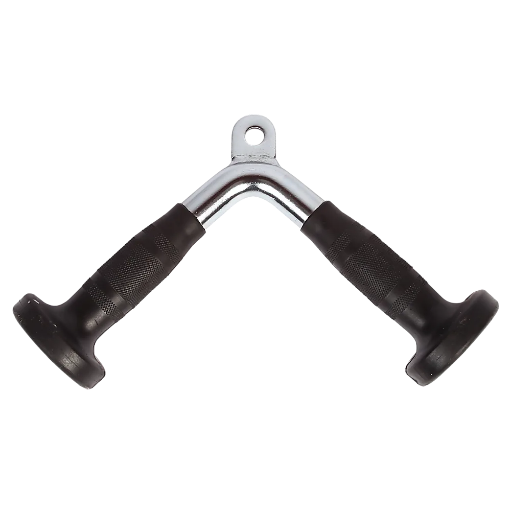 Randy & Travis Rubber-Coated Tricep Pushdown Bar Attachment