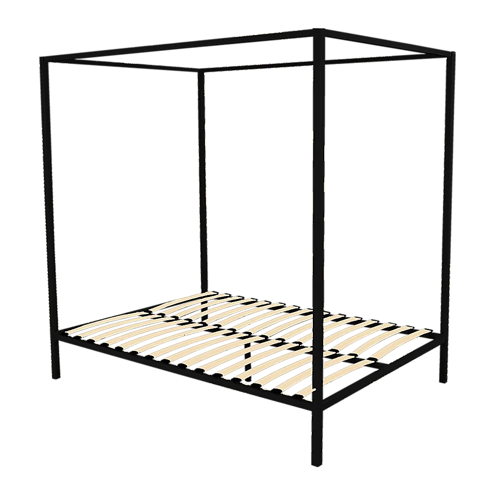 4 Four Poster Queen Bed Frame