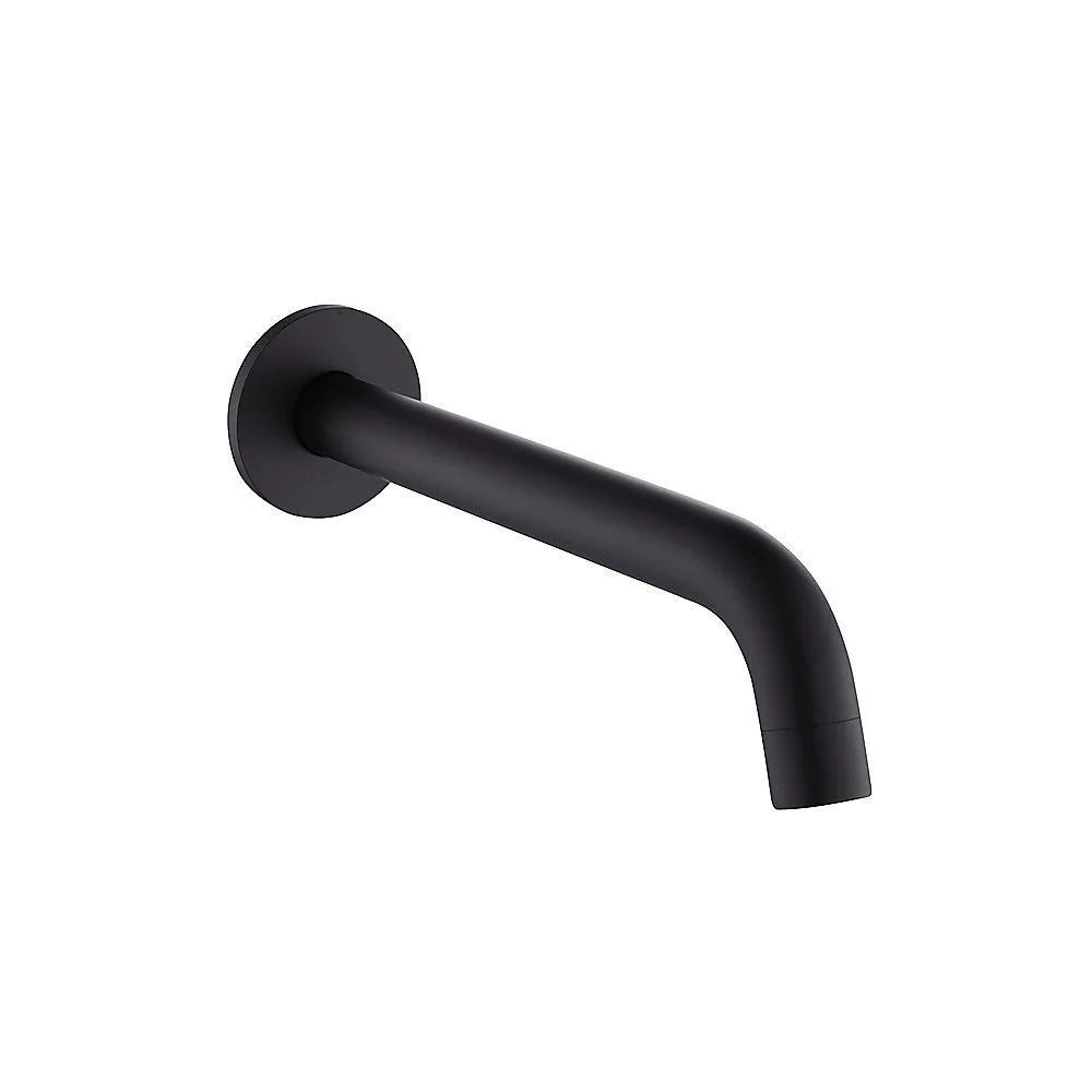 220mm Bath Spout in Matte Black Finish