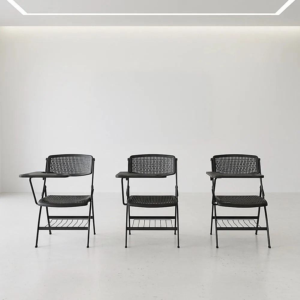 3pc Folding Lecture Chair with Table Top Training