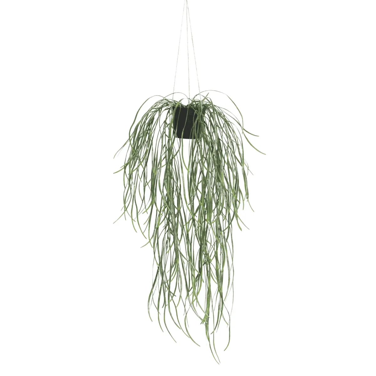 Artificial Hanging Potted Plant (Willow Leaf) 66cm UV Resistant