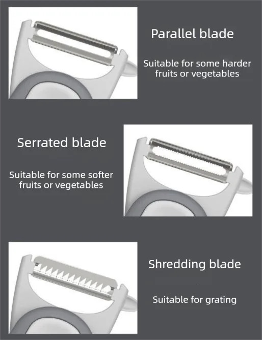 3-in-1 Magnetic Foldable Peeler – Portable Stainless Steel Vegetable & Fruit Tool with Storage