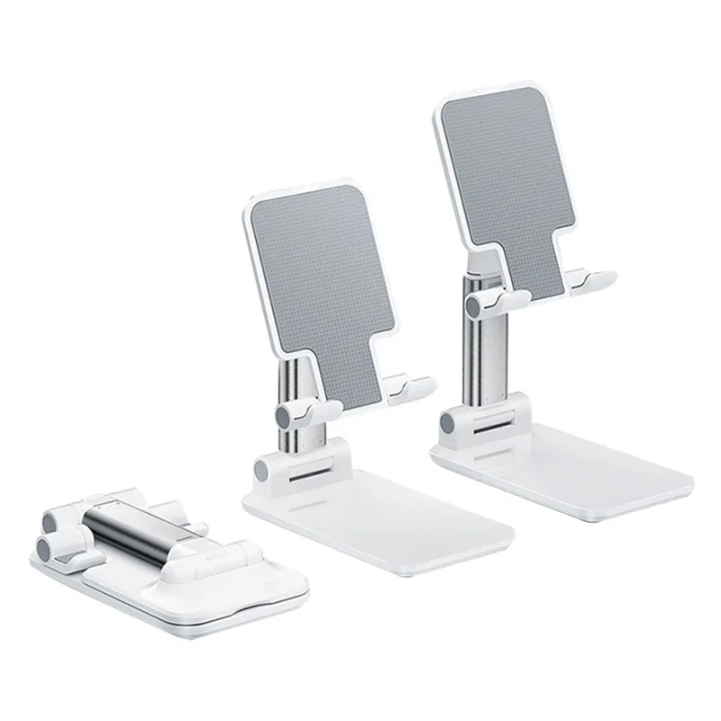 Adjustable Desktop Phone Stand with Height Extension and Foldable Design for Online Classes and Streaming Comfortable Hands-Free Solution for Local Users