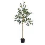 Artiss 180cm Artificial Eucalyptus Tree with Realistic Textured Leaves for Indoor Home Office Decor