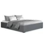 Artiss Bed Frame Double Size Gas Lift Base TOKI – Grey