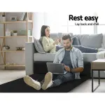 Giselle Bedding Foldable Mattress Folding Foam Bed Mat Double – Black