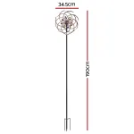 Gardeon Garden Windmill Metal Wind Spinner Double Layer 190cm Bronze