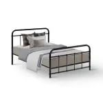 Artiss Bed Frame Metal Bed Frame LEO – Single (Black)