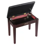 Alpha Piano Bench Stool with Storage Wooden PU Leather