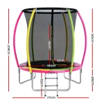 Everfit 6ft Kids Round Trampoline Rebounder