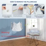 High-Performance Butterfly Memory Foam Pillow – 15° Cervical Support, Cooling Gel Cover, Ergonomic Contour Design for Neck Pain Relief & Deep Sleep – Ideal for Side & Back Sleepers (White & Gray)