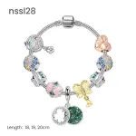 11 Styles Charm Bracelets Set,Colorful Alloy & Glass Beaded – Double